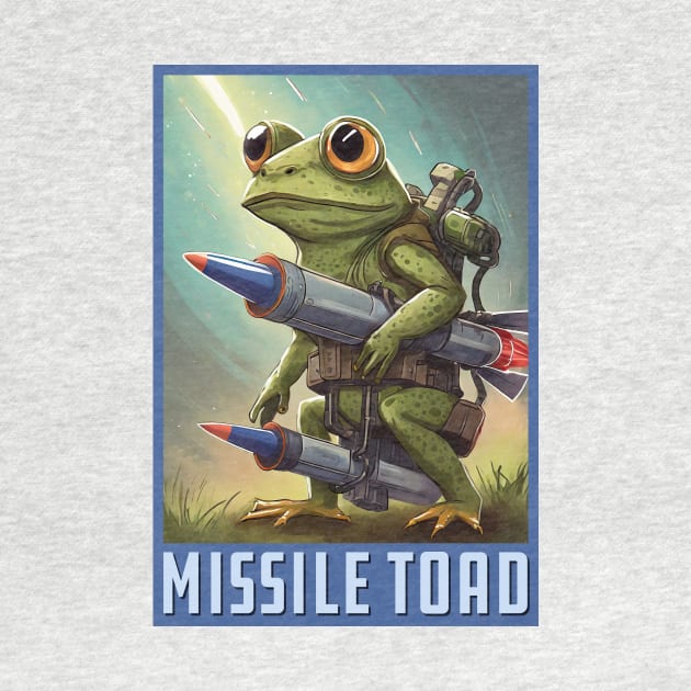 Missile Toad Vertical by Wright Art